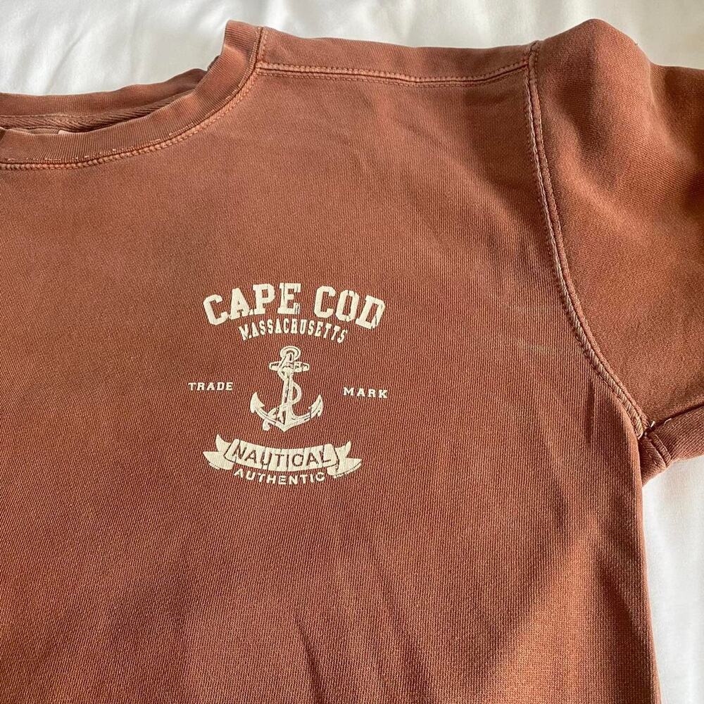 Cape Cod Massachusetts Sweatshirt sz L Comfort Colors Fall - Picture 3 of 5